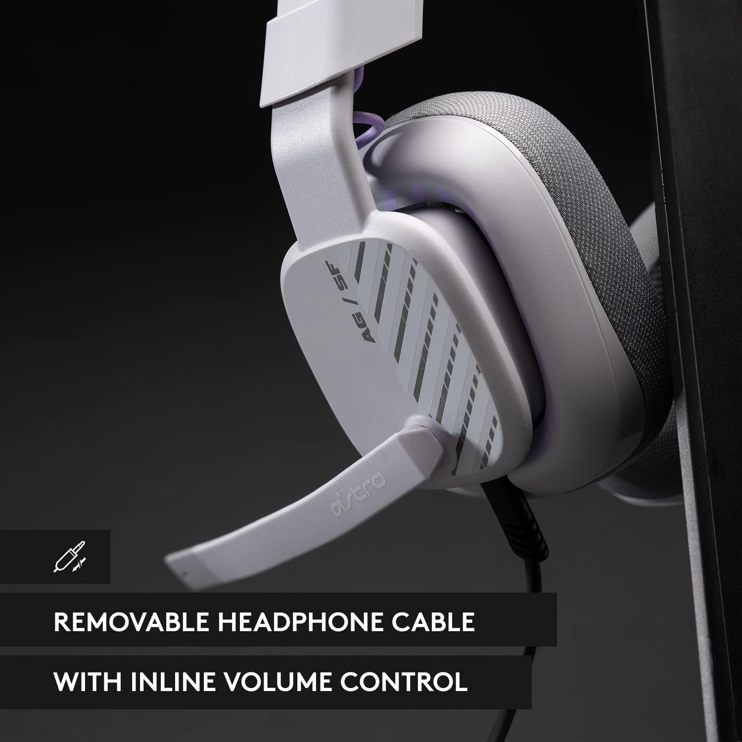Logitech G Astro A10 Gen 2 Cross-Platform Wired Gaming Headset for PlayStation 5/4, Xbox S|X, Nintendo Switch, PC: 3.5mm Headphone Jack, 32mm Drivers, Flip-to-Mute Mic, Over-Ear - Grey