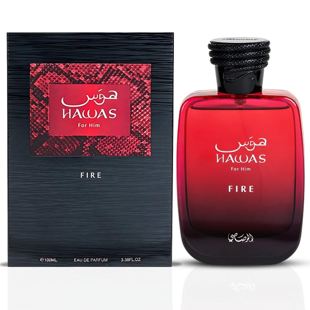 RASASI Hawas For Men - Eau de Parfum Spray 100ML (3.4 Oz), Premium Arabian Perfume for Men, A Signature Scent for Long-Lasting Fragrance - Ideal Men Perfumes For Special Occasions & Daily Elegance