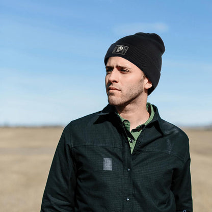 Cool Graphic Beanie for Men and Women - Black