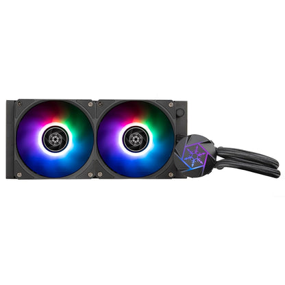 Silverstone Technology VIDA 240 Slim High Performance Slim All-in-One Liquid Cooler, SST-VD240-SLIM (Open Box)
