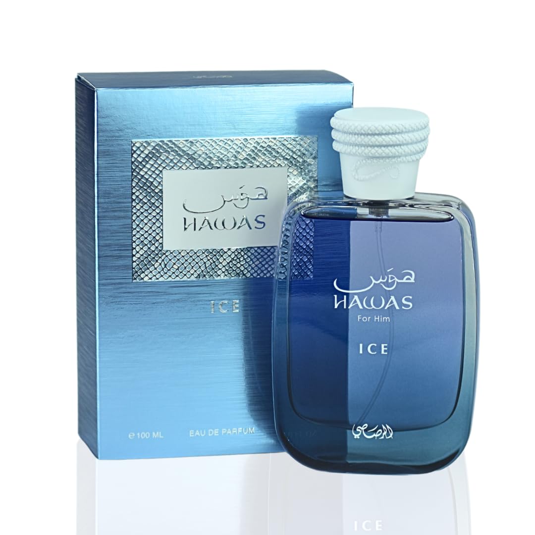 RASASI Hawas For Men - Eau de Parfum Spray 100ML (3.4 Oz), Premium Arabian Perfume for Men, A Signature Scent for Long-Lasting Fragrance - Ideal Men Perfumes For Special Occasions & Daily Elegance