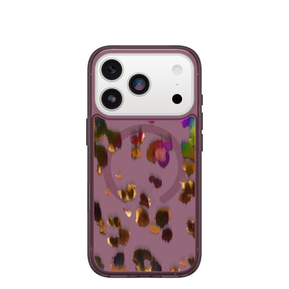 OtterBox iPhone 17 Symmetry Series Clear Case - Golden Bloom - Green
