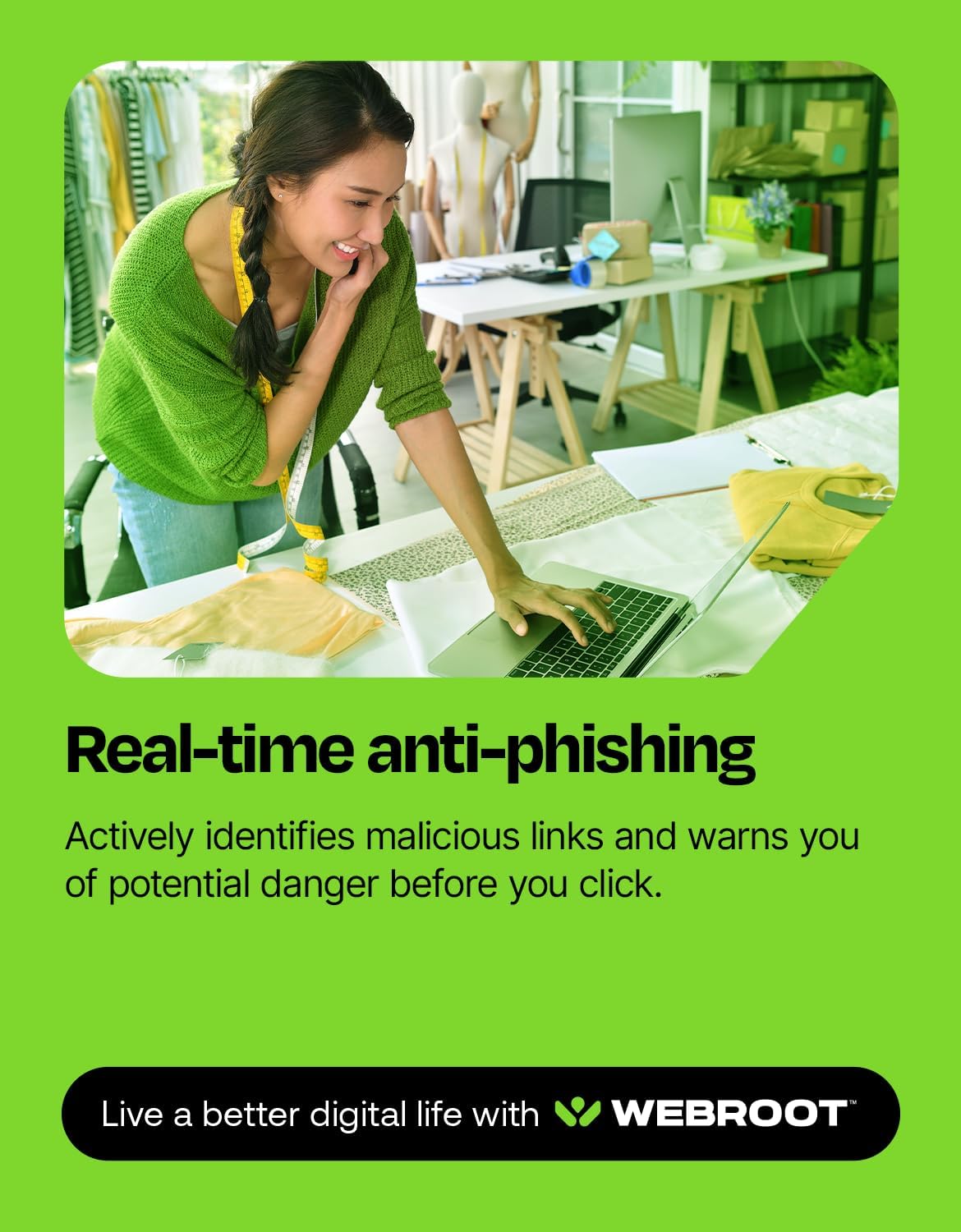 Webroot Antivirus Software 2026 | 3 Device | 1 Year Download for PC/Mac