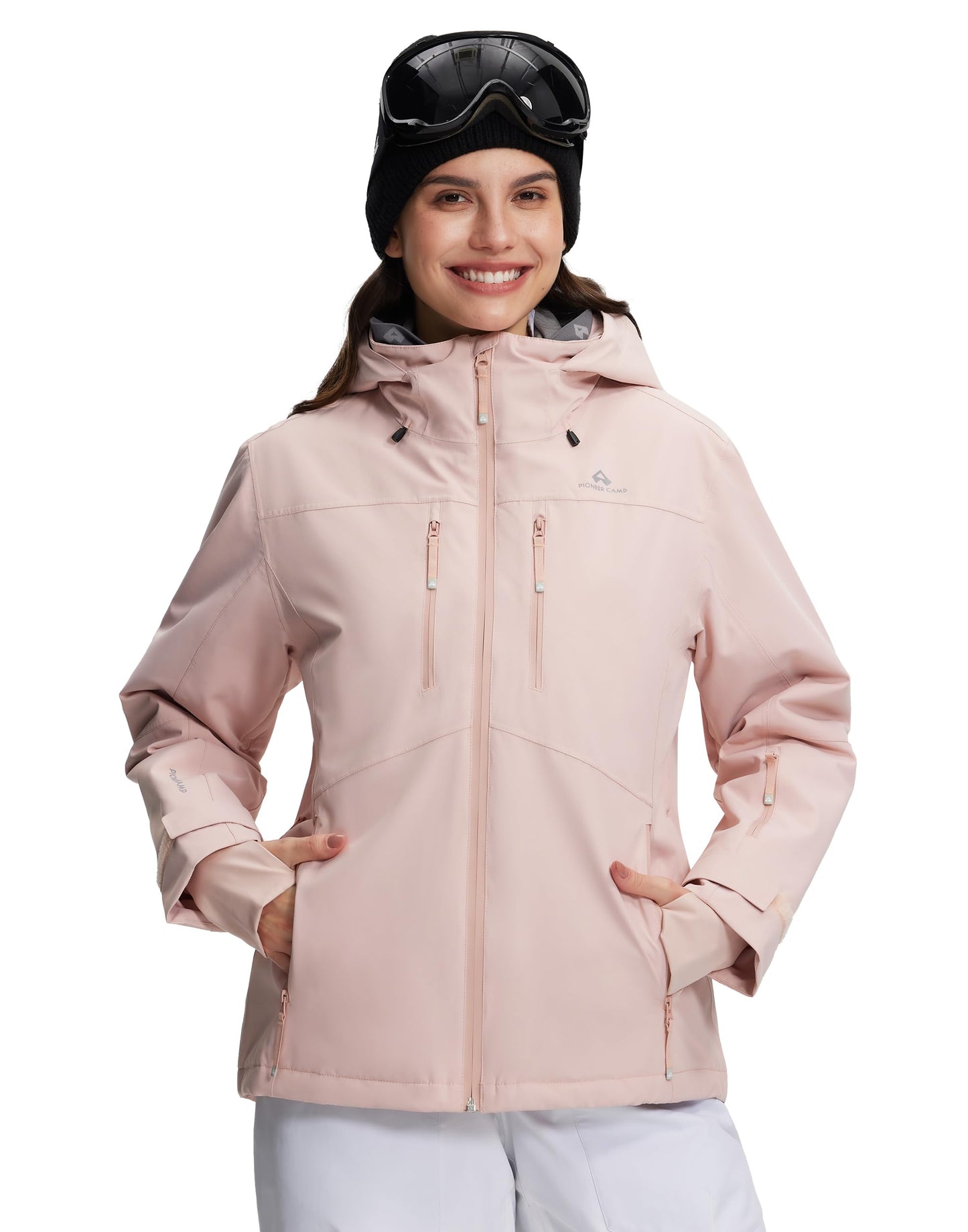 Pionner Camp Women's Ski Jacket 20k Waterproof Insulated Winter Snow Coat Rain Jacket for Skiing Snowboarding Hiking