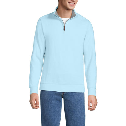 Lands' End Bedford Rib Quarter Zip Sweater