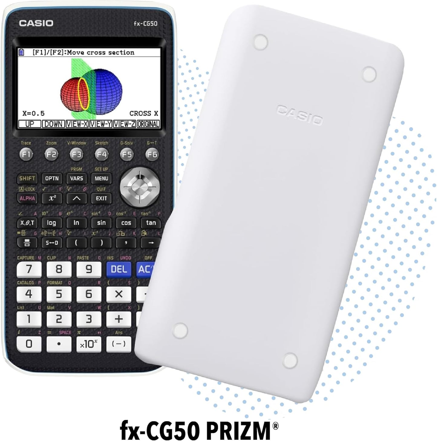 Casio fx-CG50 PRIZM® – Color Graphing Calculator with 3D Graph & Python | Large High-Res Display, Basic & Advanced Functions | Ideal for Exams, STEM, Programming & Advanced Math