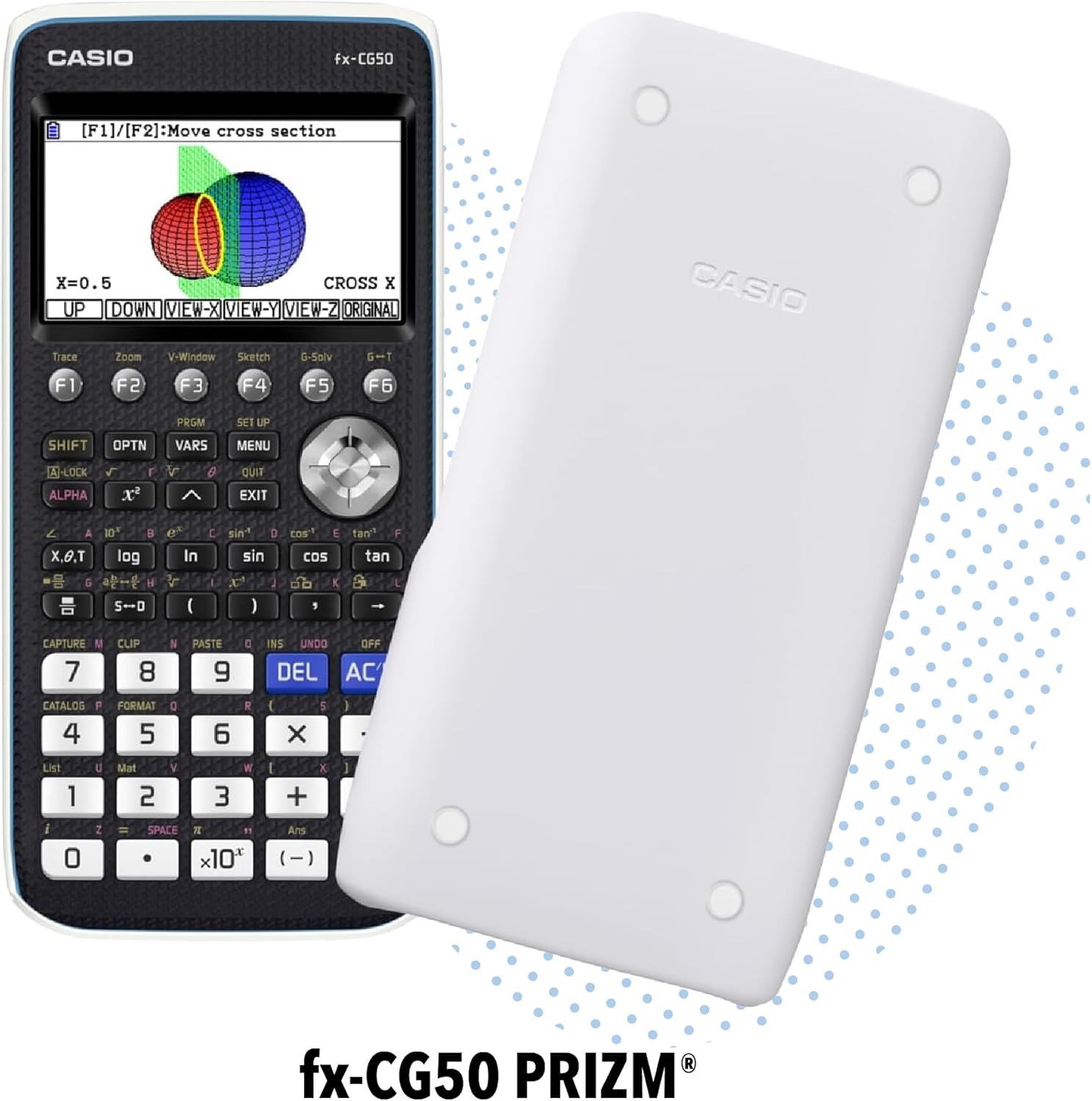 Casio fx-CG50 PRIZM® – Color Graphing Calculator with 3D Graph & Python | Large High-Res Display, Basic & Advanced Functions | Ideal for Exams, STEM, Programming & Advanced Math