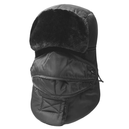 Trooper Trapper Hat,Winter Ski Hat with Winter Ear Flap and Ski Windproof Mask