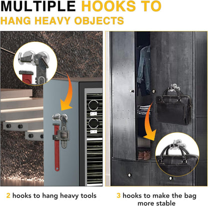 DIYMAG Magnetic Hooks, 30lbs+ Magnet Hook 2025 Cruise Cabin Ship Essentials Heavy Duty Strong Magnets Refrigerator Fridge Hanging for Classroom Beach Vacation Kitchen Grills Home 20 Pack (Silver)