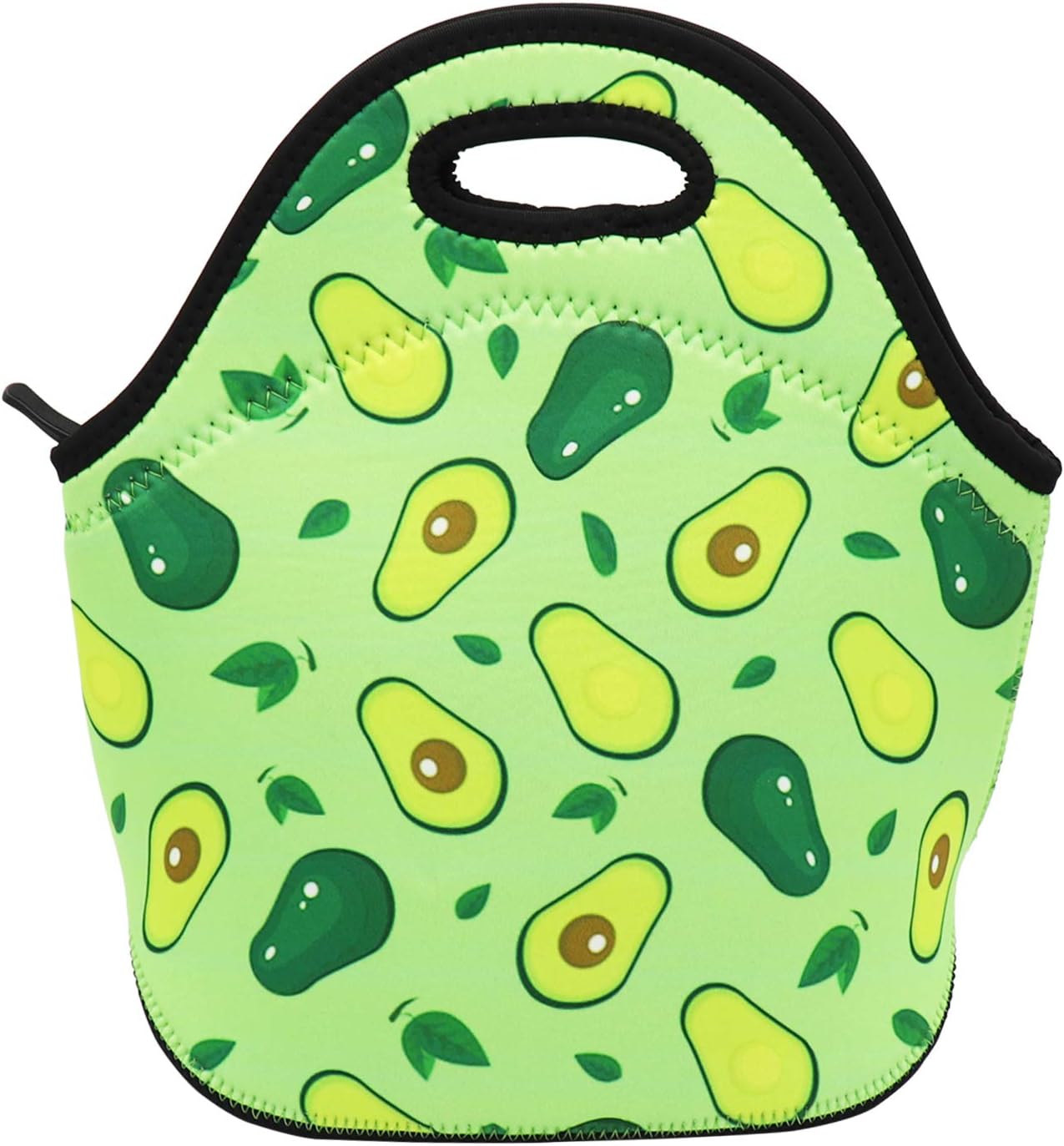 Neoprene Lunch Bag for Kids, Insulated Lunch Box Tote for Women Men Adult Teens Boys Teenage Girls Toddlers (Avocado)