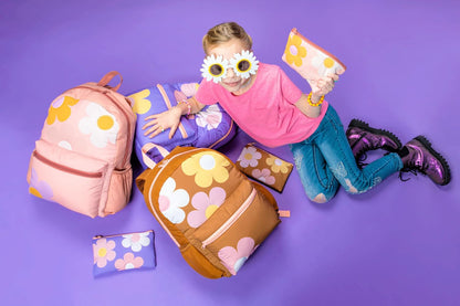 Fashion Angels Style.Lab Backpack for Kids, Travel Bookbag with Cute Puffer Detail & Daisy Design, Ideal for Girls & Boys in School
