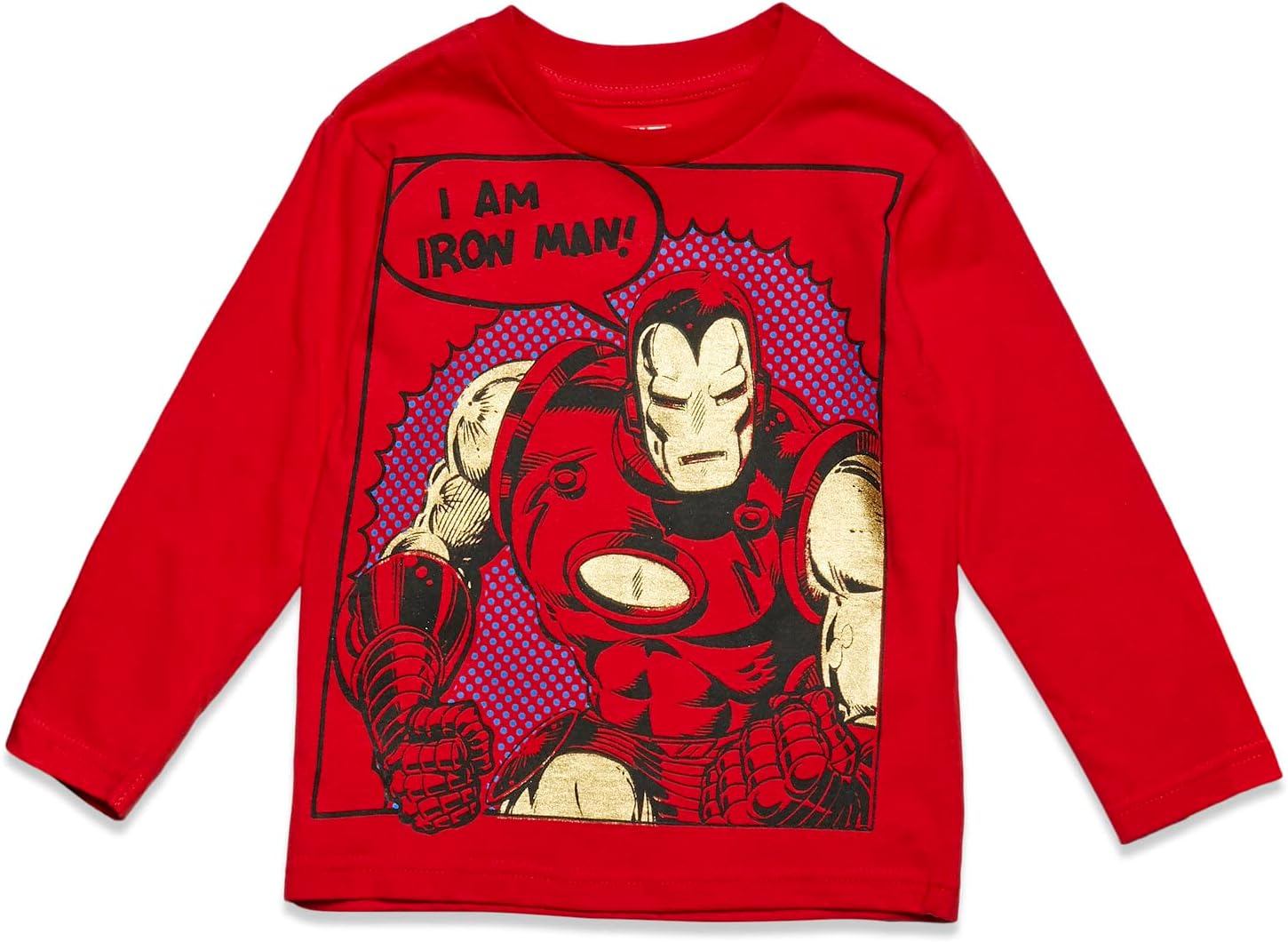 Marvel Avengers 4 Pack Long Sleeve T-Shirts Toddler to Big Kid