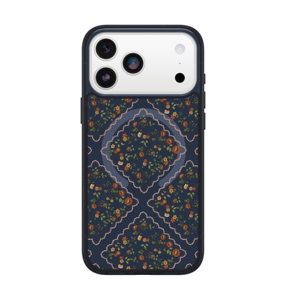 OtterBox iPhone 17 Symmetry Series Clear Case - Golden Bloom - Green