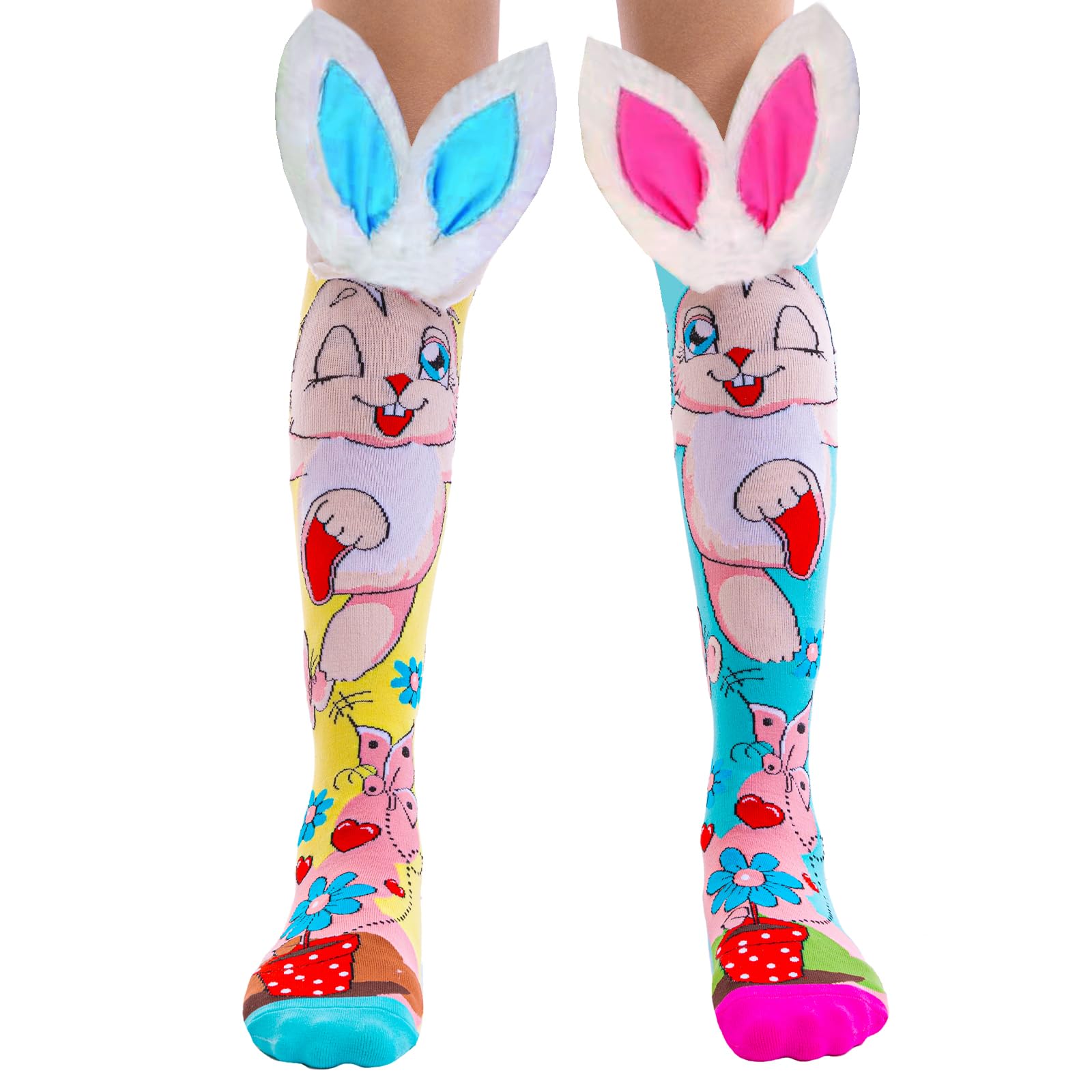 Crazy socks for kids Cute girl socks girls wacky Funky Stretch Mid to High Novelty Socks