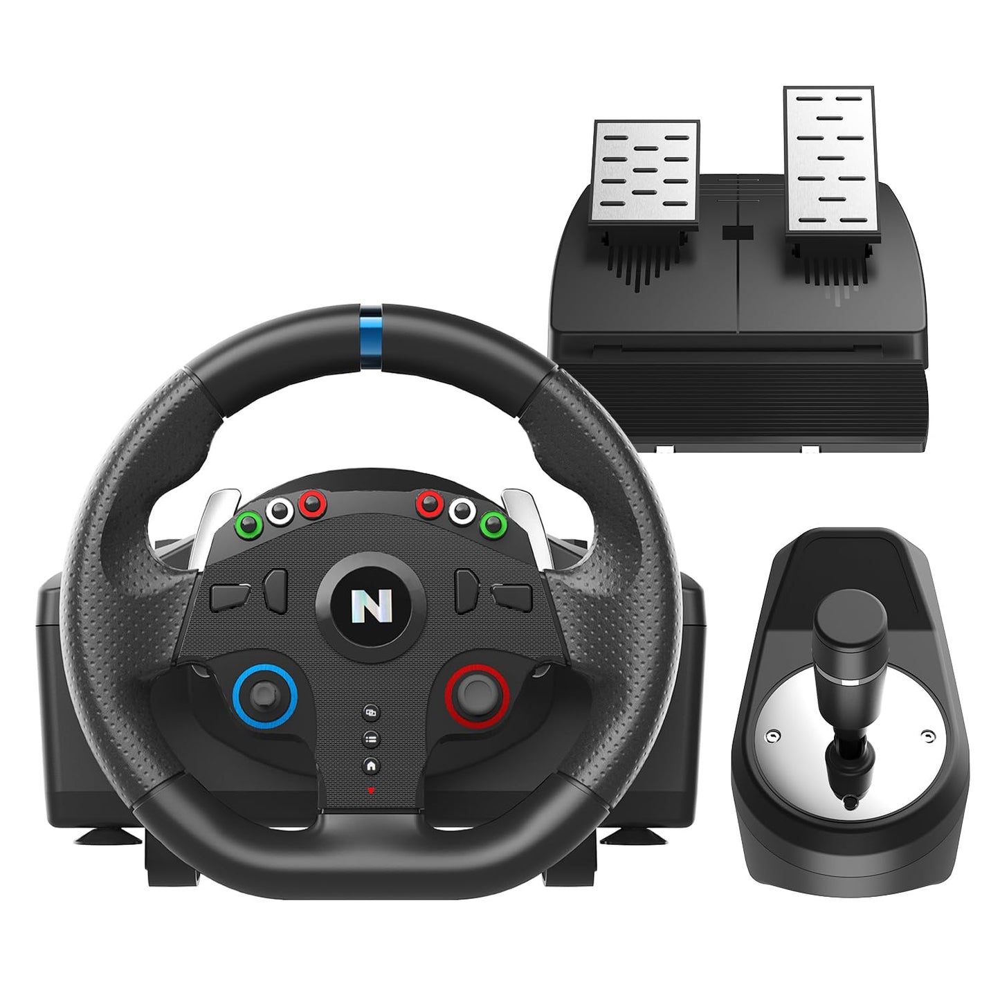 Nitho Racing Wheel for Steering Wheel Gaming, Drive Pro V200 Gaming Wheel, 270° Steering, Car Simulator with Pedals & Integrated Gear Shifter for PS4, Xbox One, Xbox Series X/S, PC