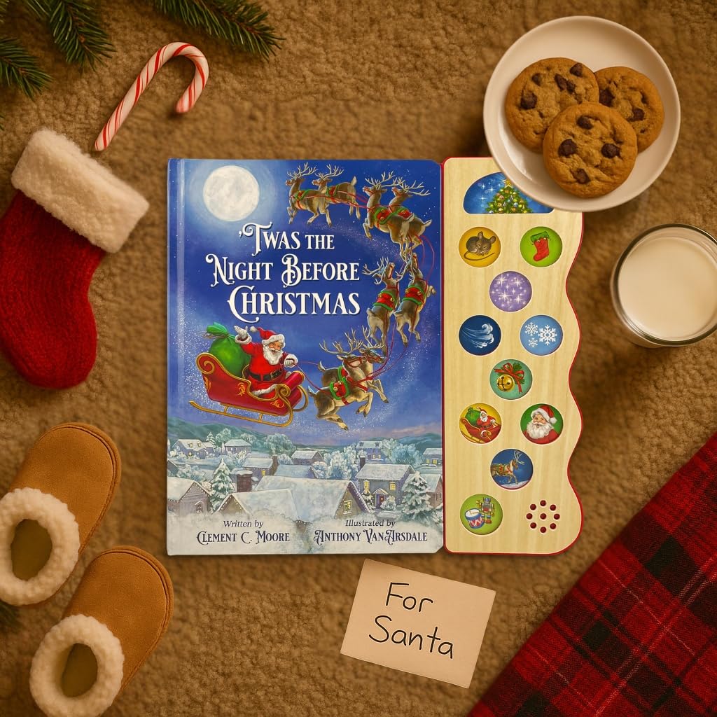 Twas the Night Before Christmas, Classic Children's Interactive Sound Book for the Holidays