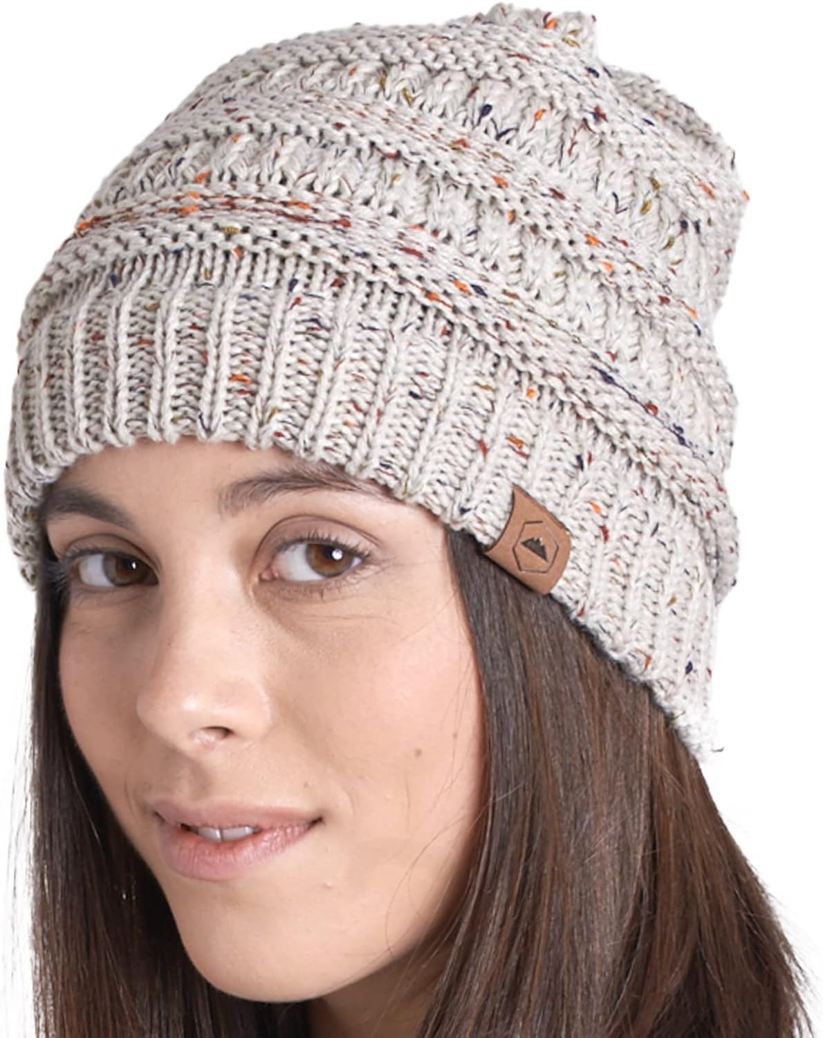Tough Headwear Womens Winter Hat - Warm Chunky Cable Knit Beanies - Winter Beanie Hats for Women Cold Weather - Beanies Women