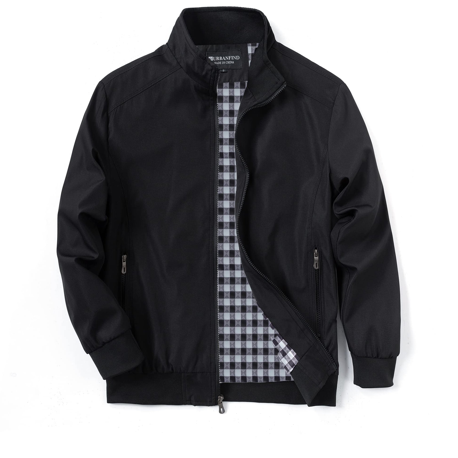 URBANFIND Men's Sports Shell Jacket Lightweight Windbreaker Outdoor Recreation Coat