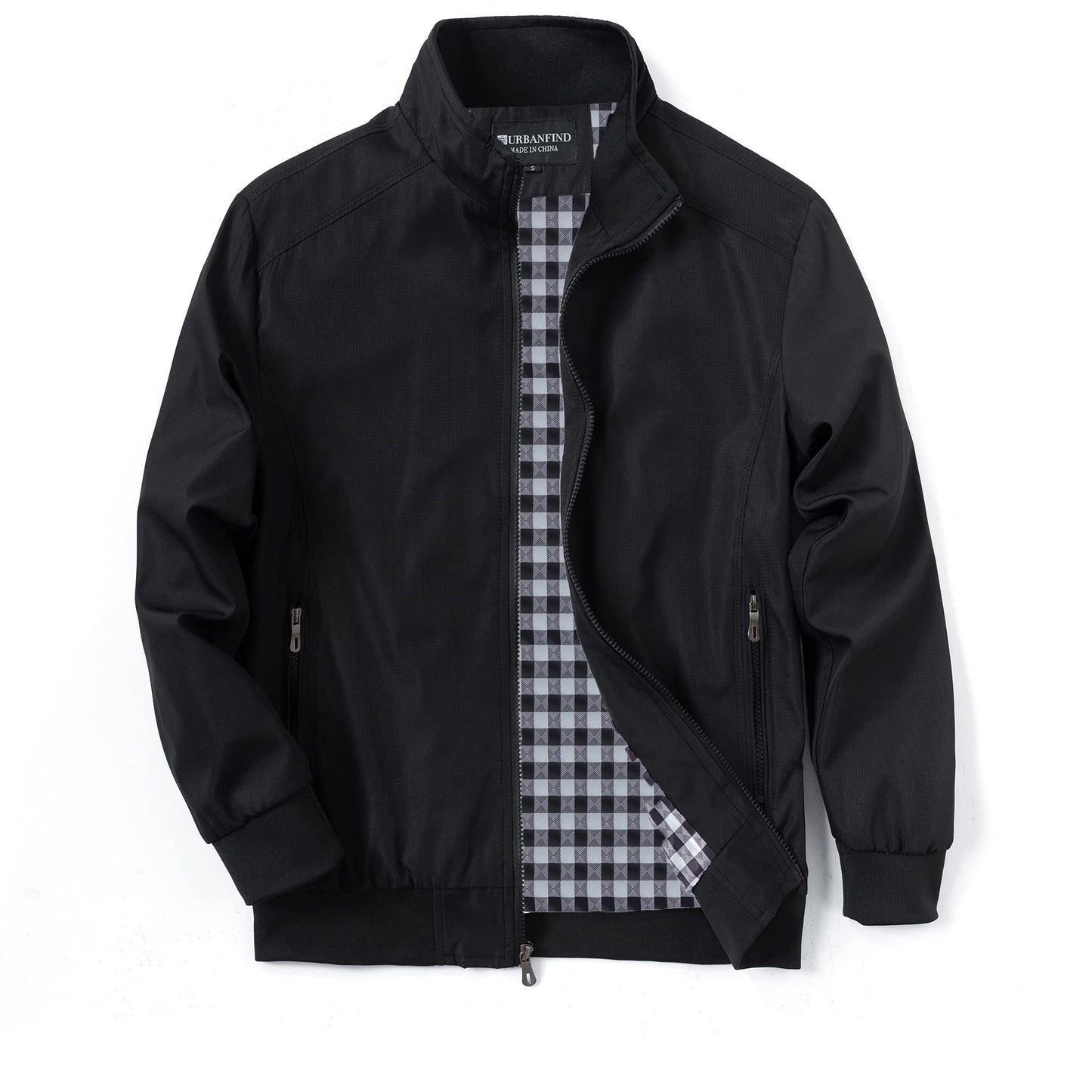 URBANFIND Men's Sports Shell Jacket Lightweight Windbreaker Outdoor Recreation Coat