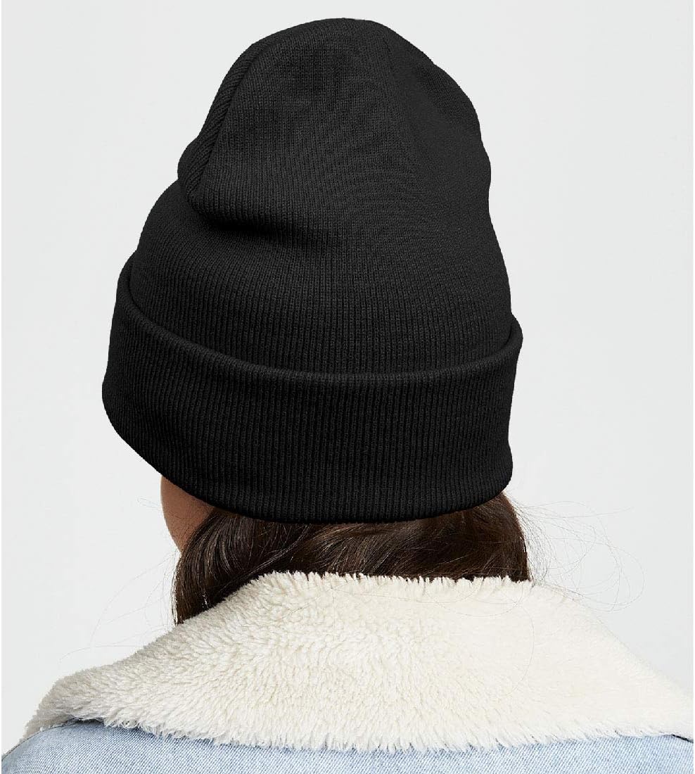 Cool Graphic Beanie for Men and Women - Black