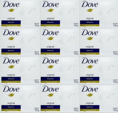 Dove Beauty Bar Gentle Skin Cleanser Moisturizing for Gentle Soft Skin Care Original Made With 1/4 Moisturizing Cream 3.75 oz, 14 Bars