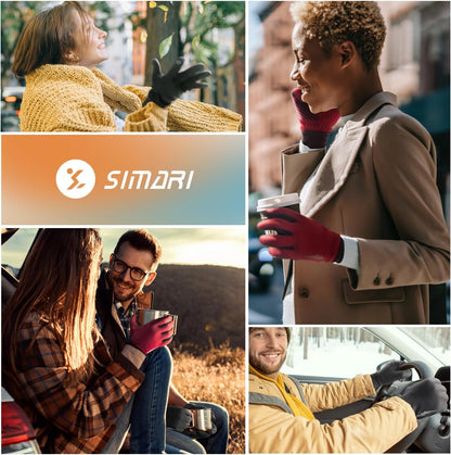 SIMARI Winter Gloves Women Men Ski Snow Gloves Liner Thermal Warm Touch Screen, Suit for Running, Cycling, Biking, Hiking, Driving, Walking, Typing, Freezer Work, Sports, Soccer, Shooting, Gaming 102