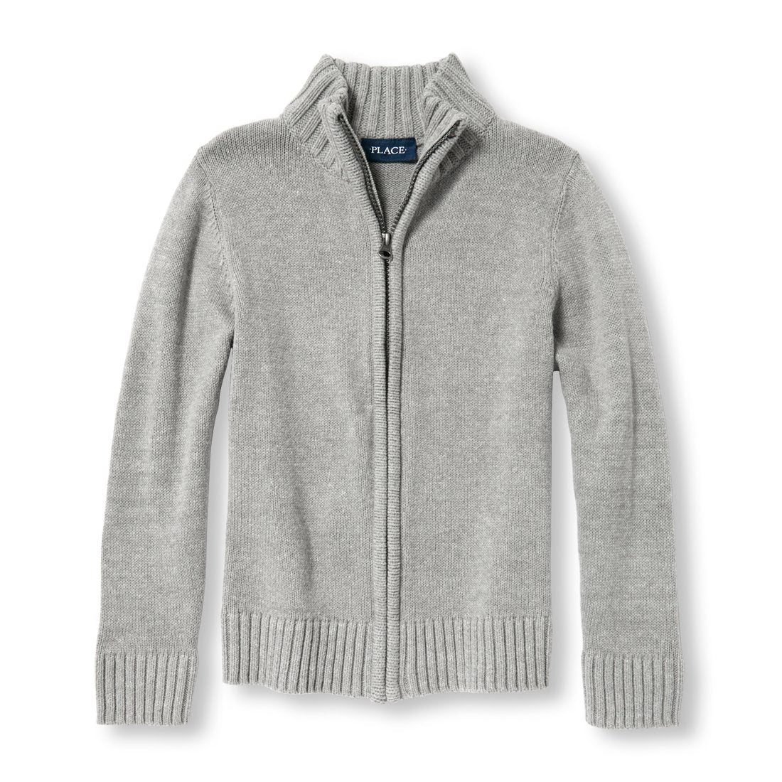 The Children's Place Boys' Long Sleeve Full Zip Sweater
