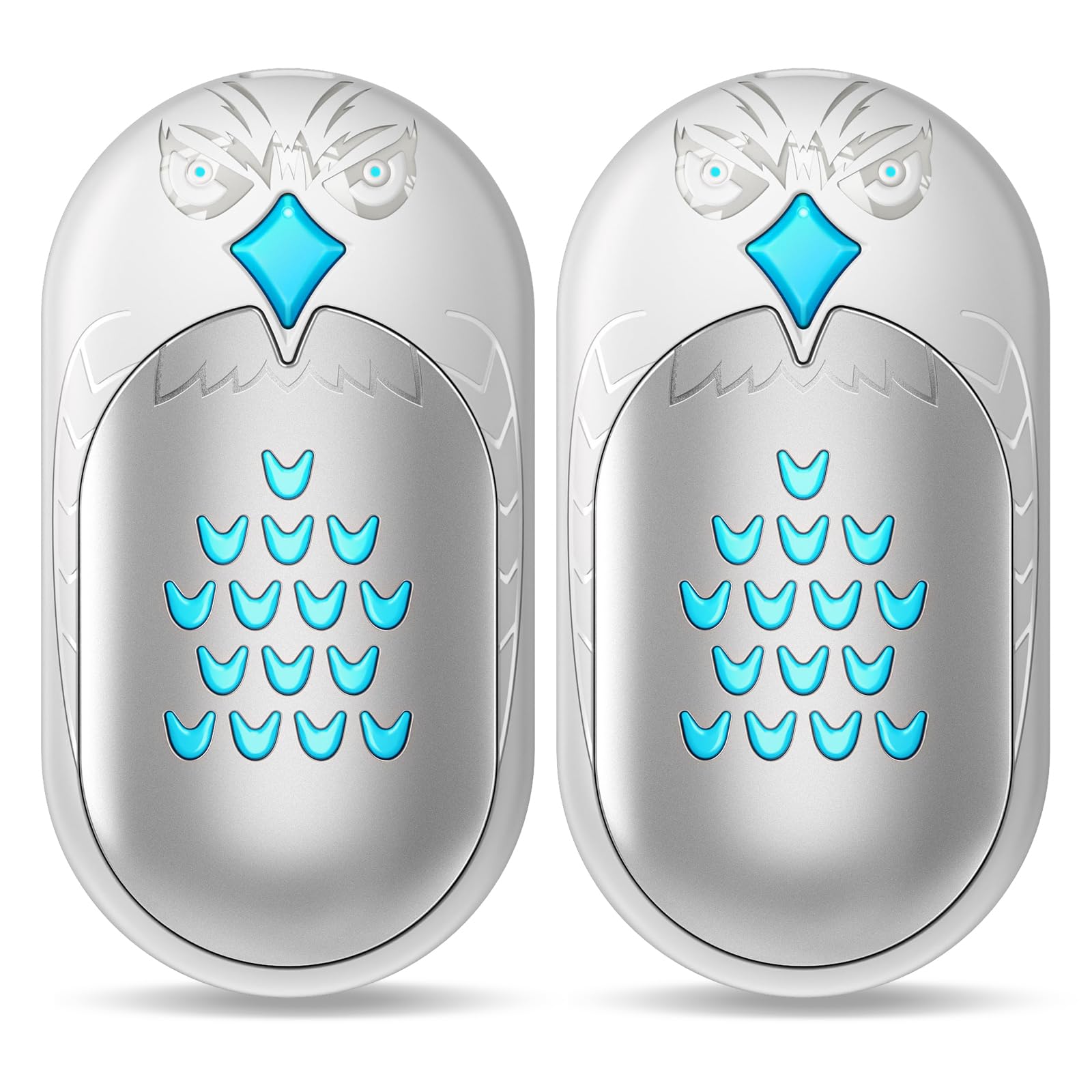 Hand Warmers Rechargeable, 2 Pack 6000mAh Electric Portable Heater, 20 Hrs Long Heating Hot Pockets Hand Warmer, Hunting Gear, Gifts for Women, Men, Raynauds, Camping, Golf, Outdoors