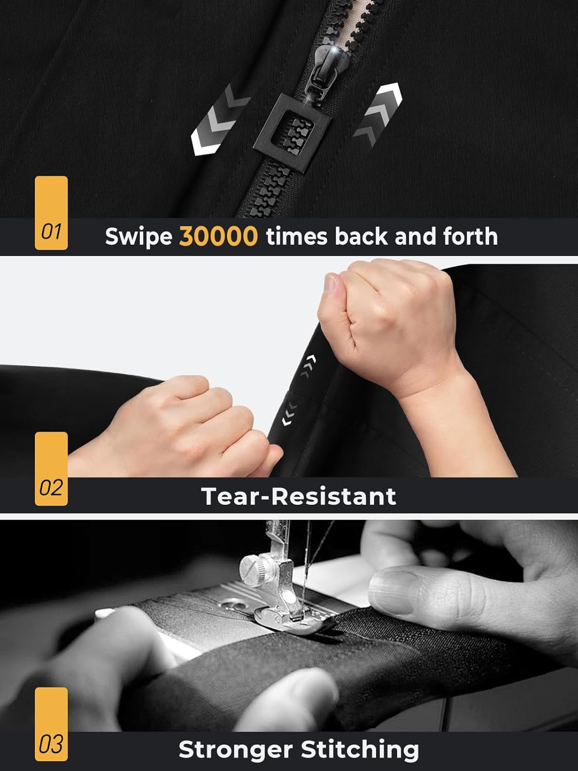 SaphiRose Women's Long Hooded Rain Jacket Outdoor Raincoat Windbreaker