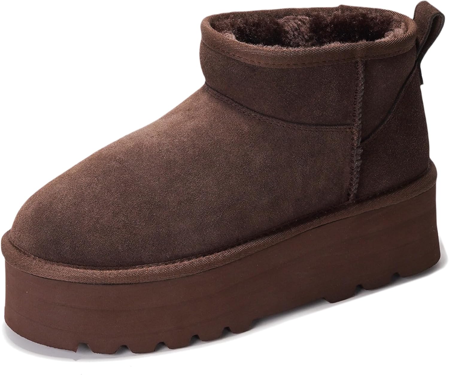 Project Cloud 100% Genuine Leather Ankle Boots for Women - Anti-Slip Memory Foam Insole Womens Boots - Lightweight Winter Womens Shoes, Ankle Booties for Women (Huggy)