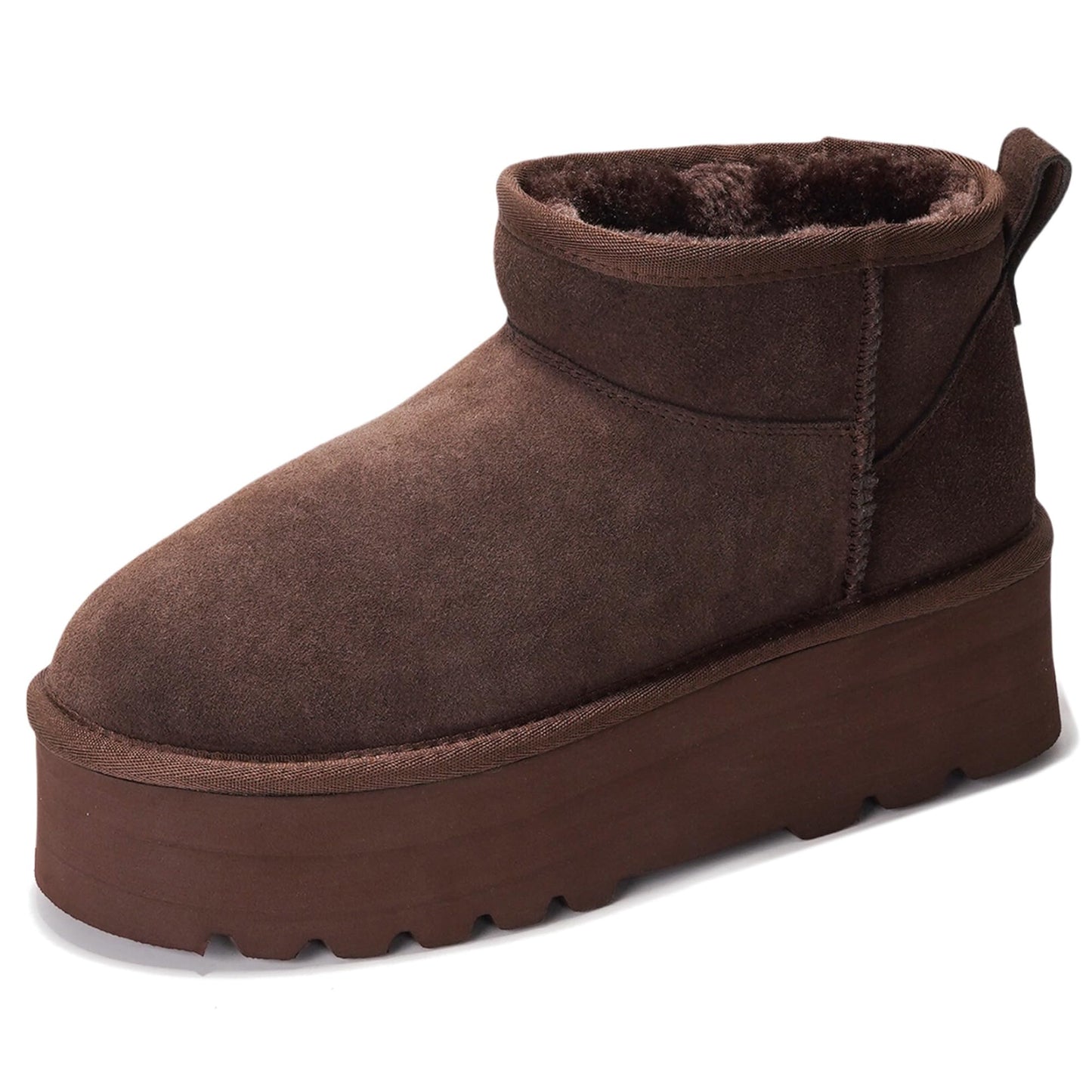 Project Cloud 100% Genuine Leather Ankle Boots for Women - Anti-Slip Memory Foam Insole Womens Boots - Lightweight Winter Womens Shoes, Ankle Booties for Women (Huggy)