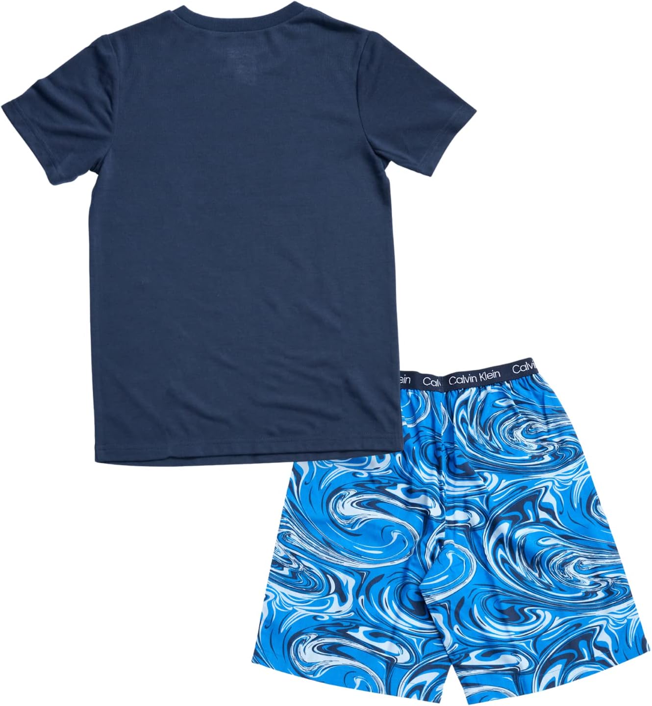 Calvin Klein Boys' Two Piece Sleepwear Top and Bottom Pajama Set