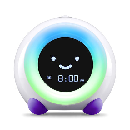 LittleHippo Mella: All-in-One Kids Trainer, Alarm Clock, Night Light & Sleep Sounds Machine. Encourage Sleep Training with Toddler Alarm Clock, Timer Night Light, Cute Kids Room Decor - Tropical Teal
