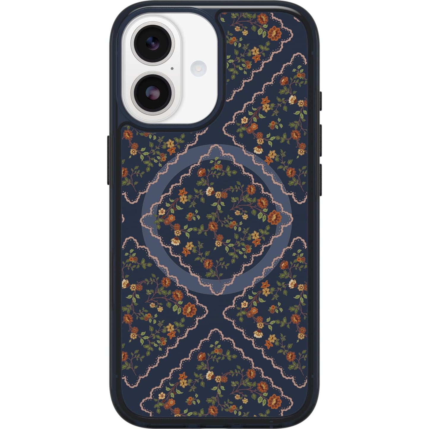 OtterBox iPhone 17 Symmetry Series Clear Case - Golden Bloom - Green