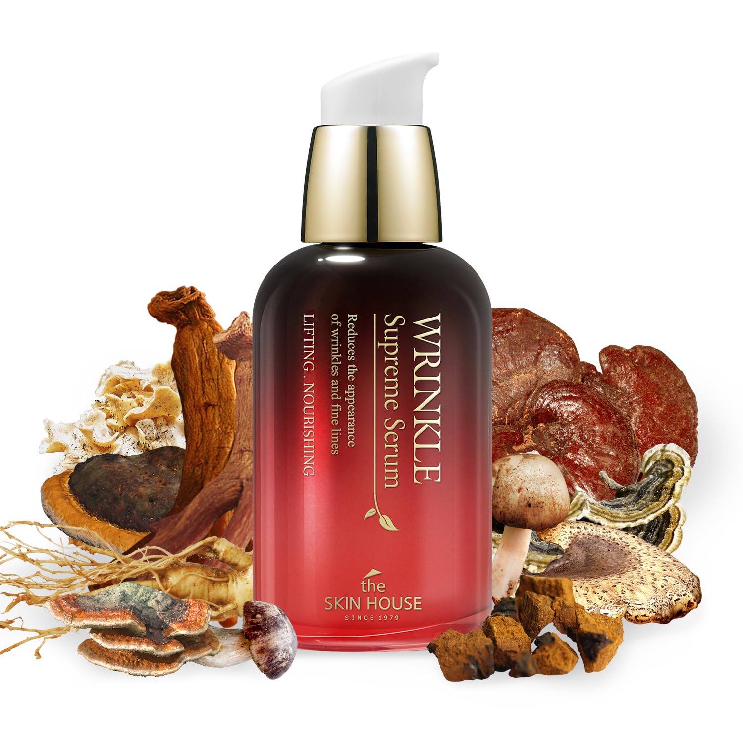THE SKIN HOUSE Wrinkle Supreme Serum – Nourishing Firming Serum with Adenosine | Smooth Texture & Elasticity Boost | 50ml / 1.69 fl.oz