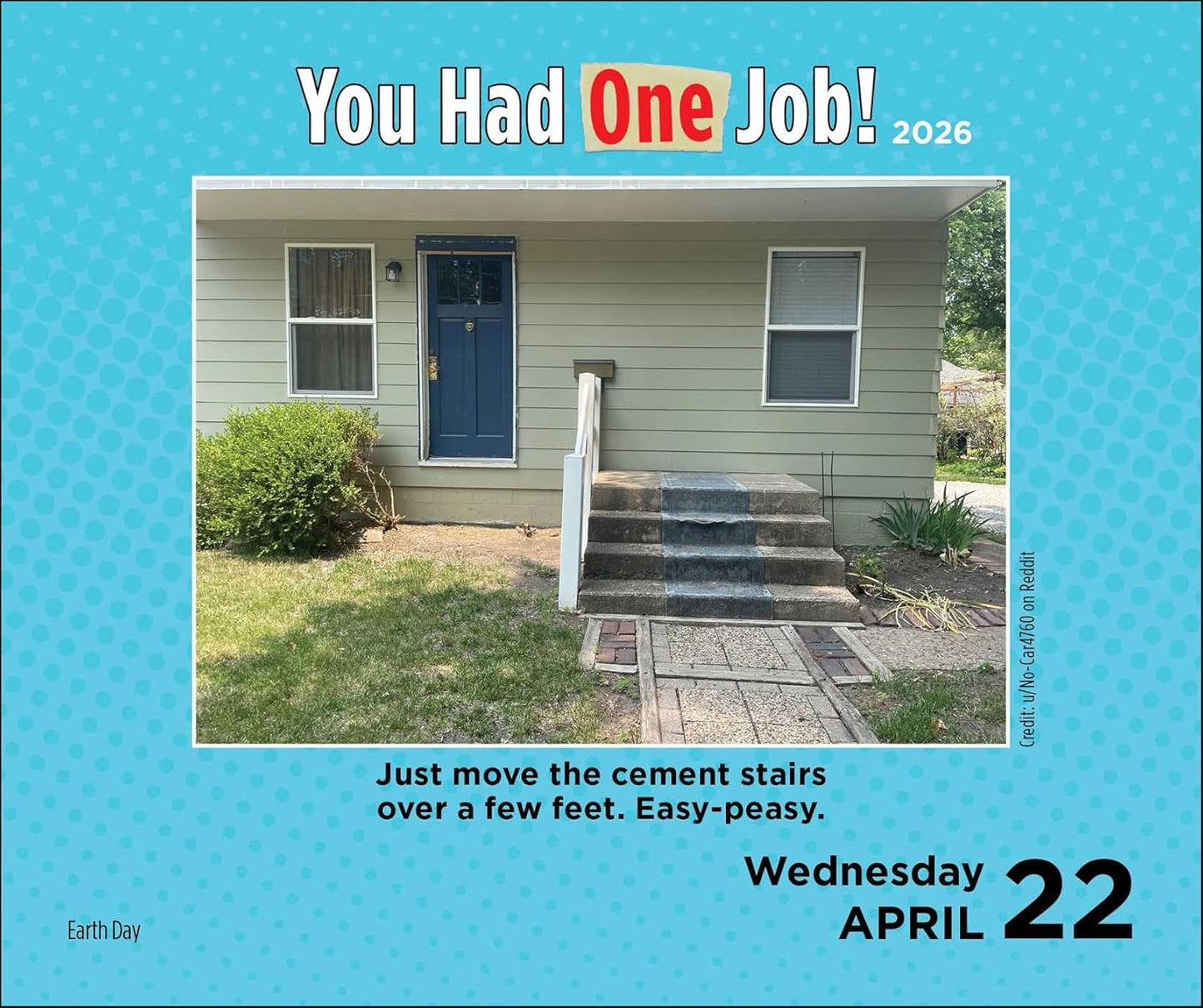 You Had One Job 2026 Day-to-Day Calendar