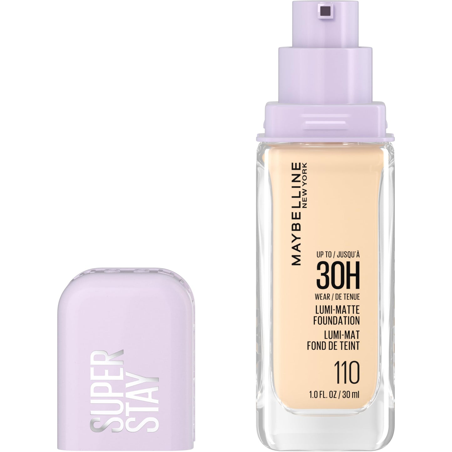 Maybelline Super Stay Lumi-Matte Foundation, Lightweight and Buildable Full Coverage Foundation Makeup For Up To 30HR Wear, 120, 1 Count