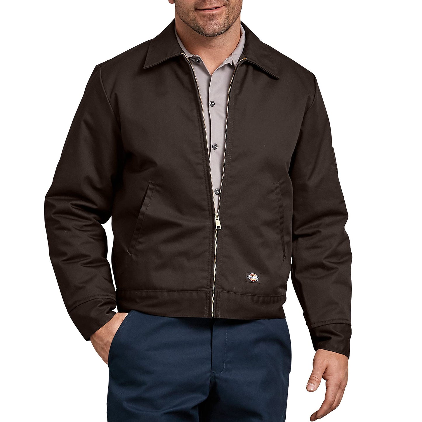 Dickies Men's Insulated Eisenhower Front-Zip Jacket