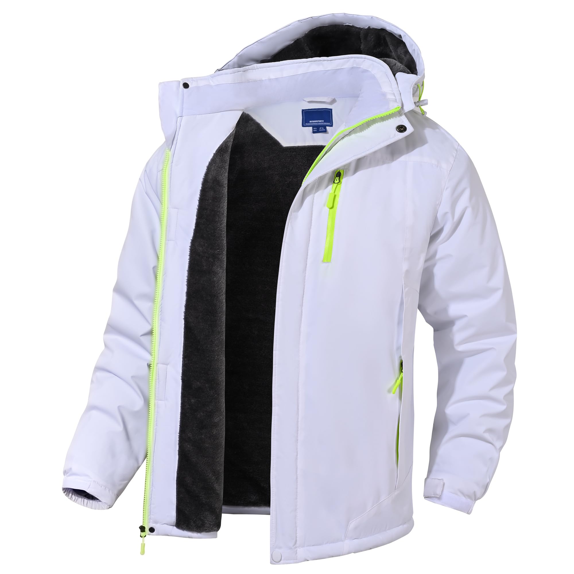 Rapoo Men's Winter Ski Snow Jacket Mountain Waterproof Windproof Rain Jacket
