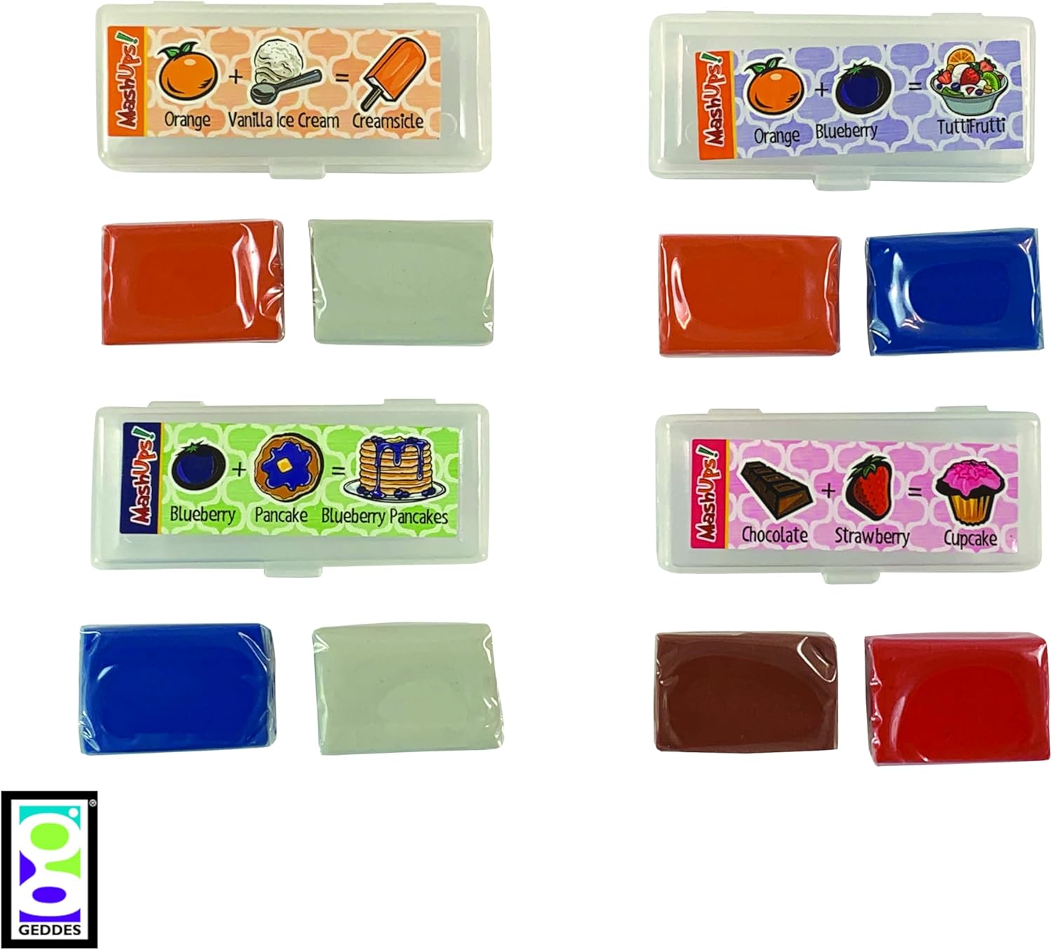 Raymond Geddes 69836 Mash Ups Scented Erasers For Kids (Pack of 24)