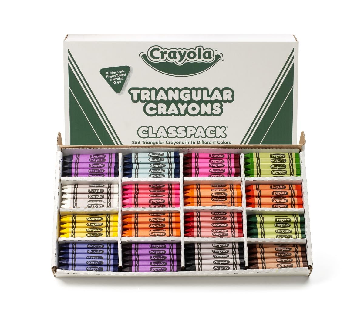 Crayola Bulk Crayon Classpack - 800ct (16 Colors), Back to School Essentials, Kids Crayons, Arts & Crafts Supplies Teacher Classroom Must Haves, Ages 3+