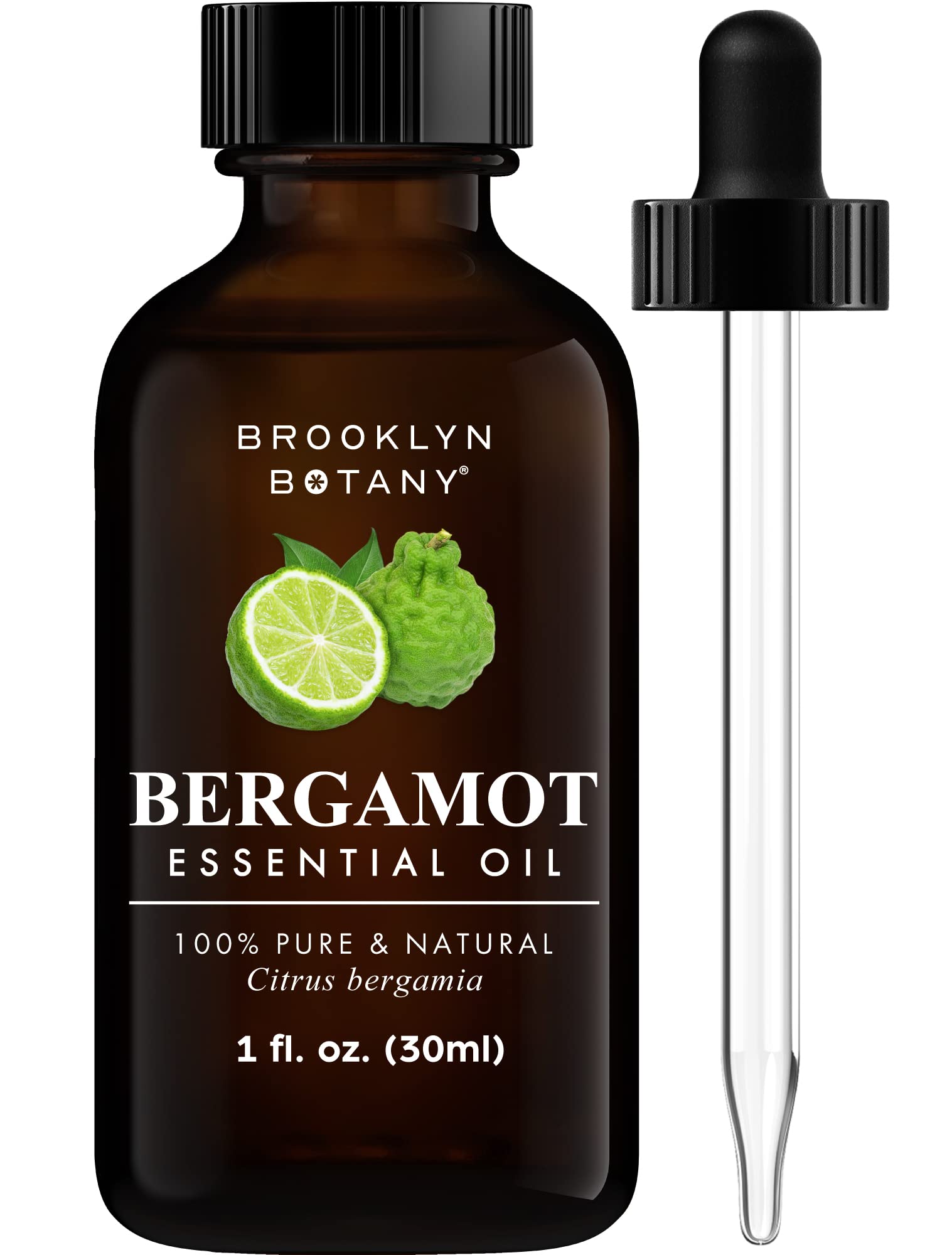 Brooklyn Botany Peppermint Essential Oil - Huge 4 Fl Oz - 100% Pure and Natural - Premium Grade with Dropper - for Aromatherapy and Diffuser
