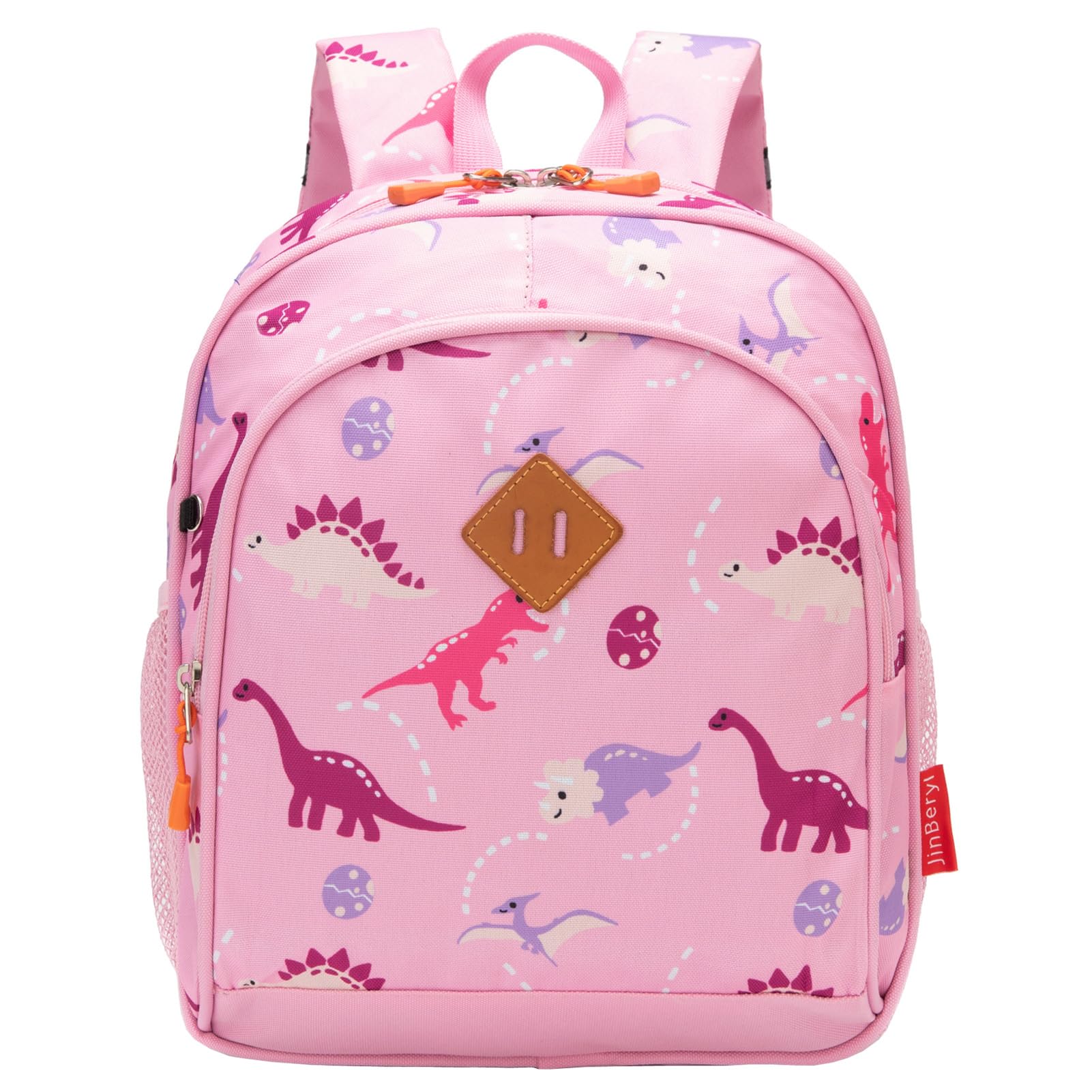 Toddler Backpack Boys, 15 Inch Kids Backpack for Preschool or Kindergarten, Dinosaur Green