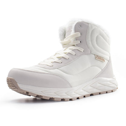 CC-Los Women's Waterproof Outdoor Winter Snow Boots | Faux Rabbit Fur Lining for Warmth | Lightweight TPR Sole | Size 5.5-10