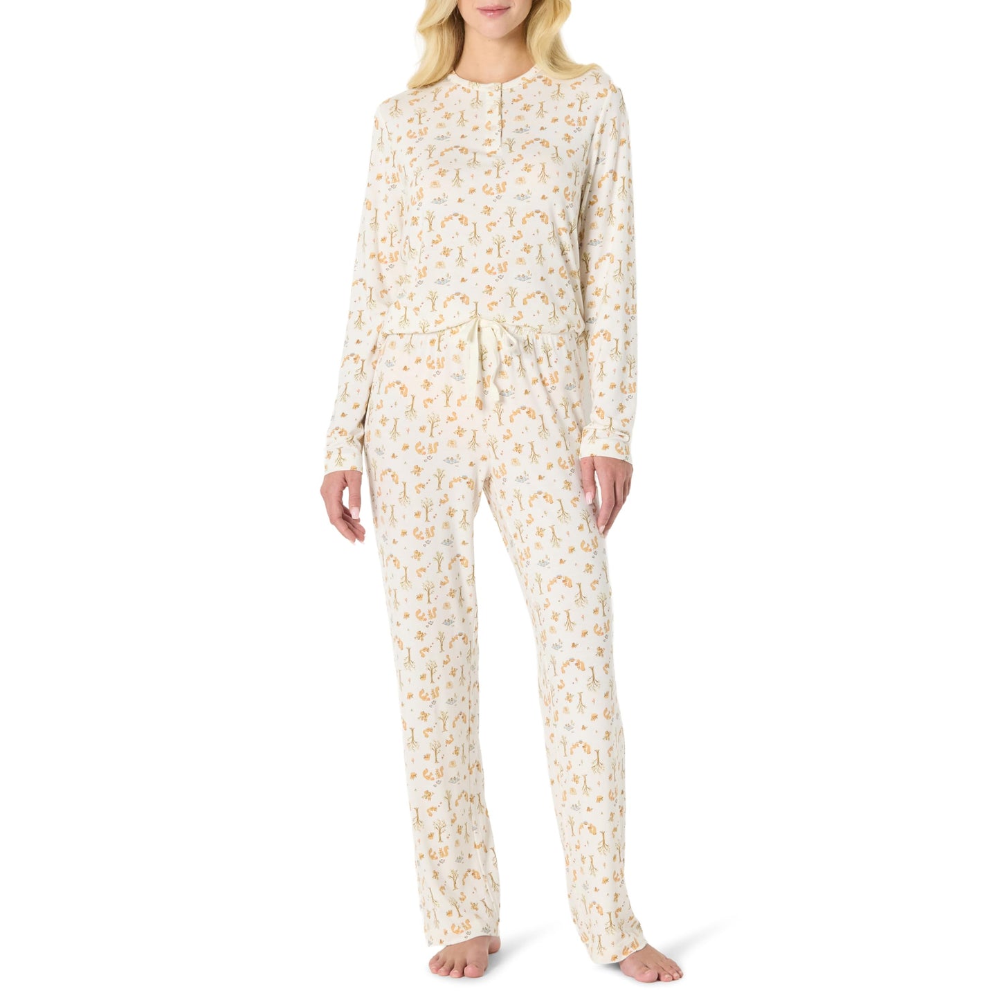 Amazon Essentials x Sofia Grainge Unisex Babies' Snug-Fit Cotton Footed Pajamas