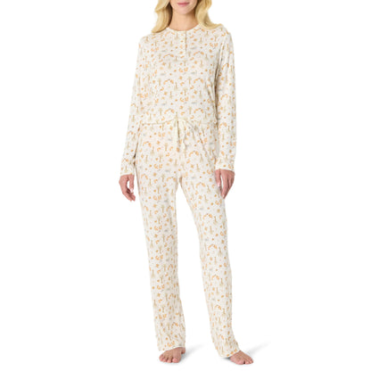 Amazon Essentials x Sofia Grainge Unisex Babies' Snug-Fit Cotton Footed Pajamas