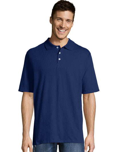 Hanes Men's Short Sleeve X-Temp Performance Polo
