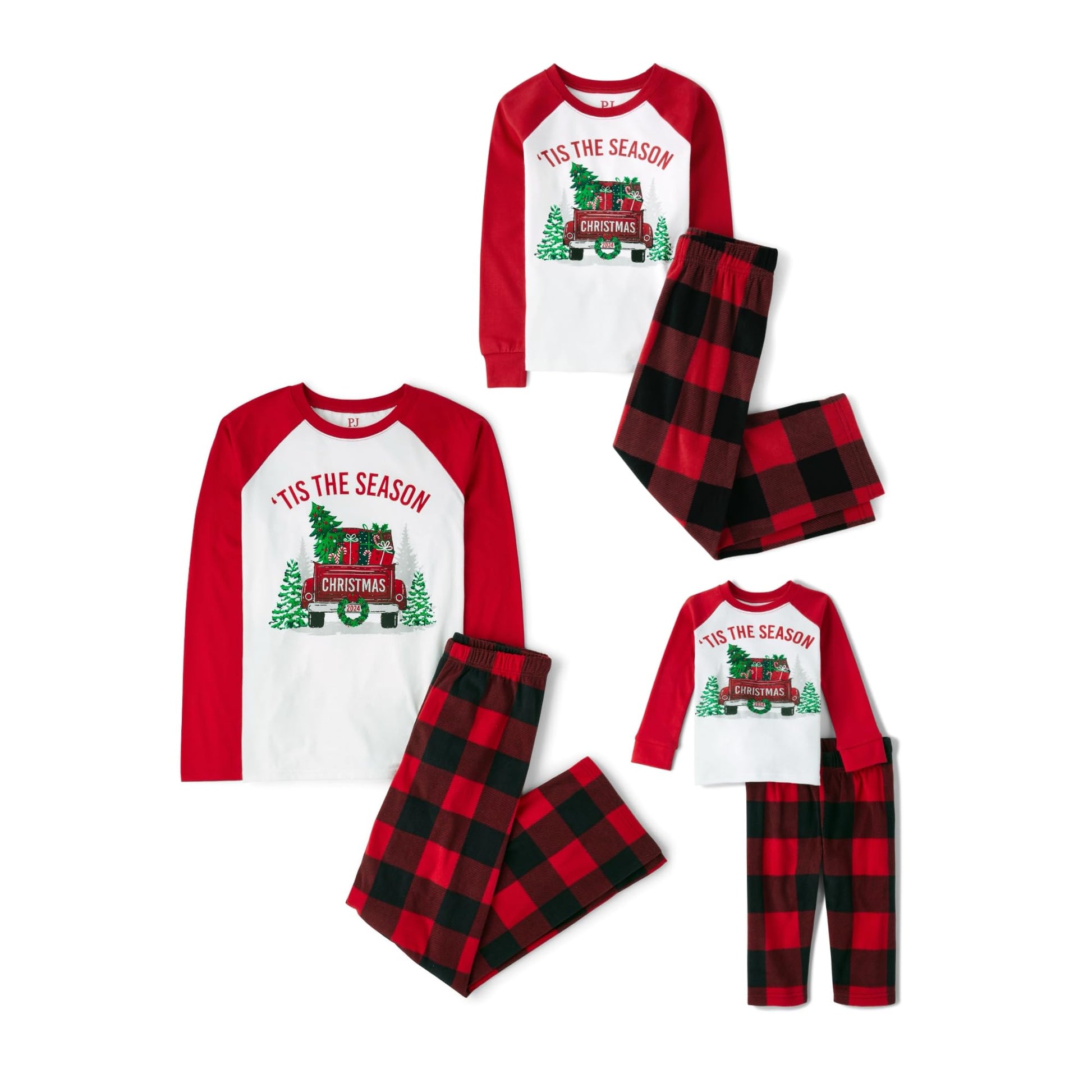 The Children's Place Baby and Family Matching Fleece Holiday Pajama Set