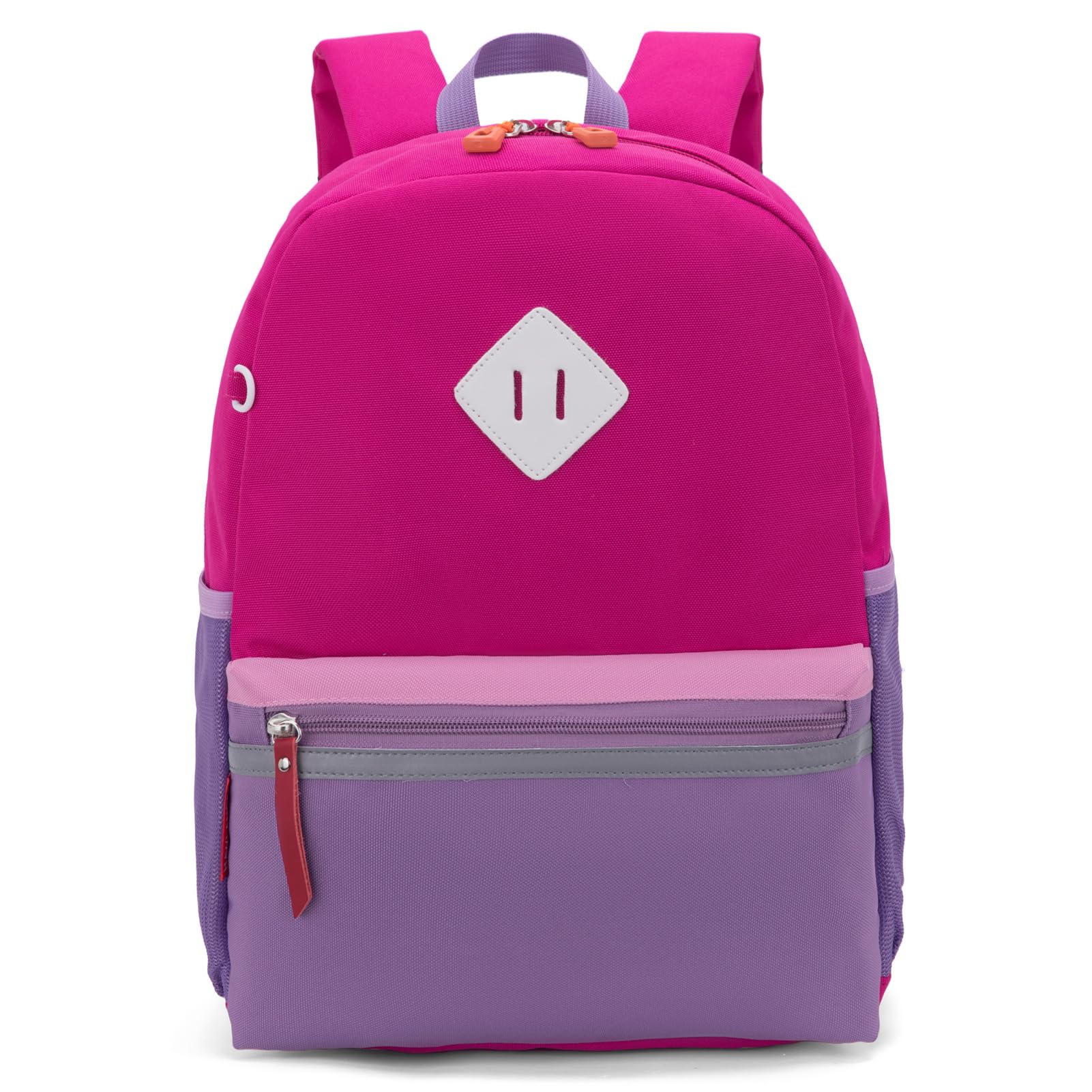 HawLander Little Kids Backpack for Girls Toddler School Bag Fits 3 to 6 years old, 15 inch, Pink