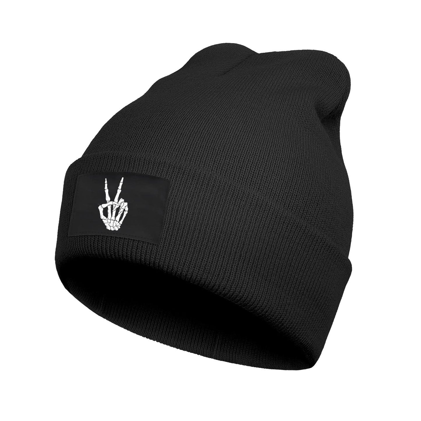 Cool Graphic Beanie for Men and Women - Black